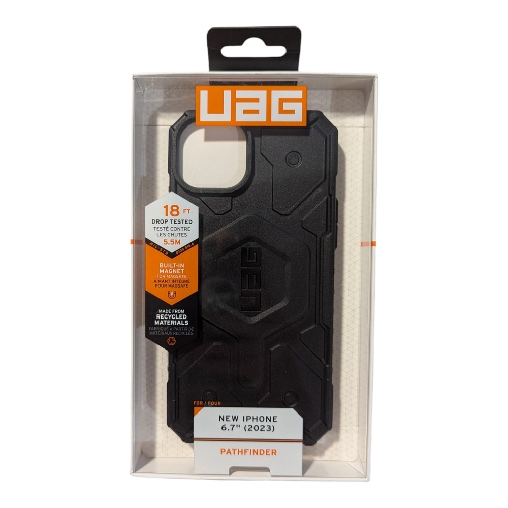 i4. UAG Pathfinder Case For‎ Apple iPhone 15 Plus (2023 6.7) - Black